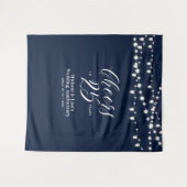 Proost op 25 jaar | Marine 25e trouwdag Wandkleed (Voorkant (horizontaal))