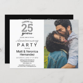 Proost op 25 Jaar Zilveren 25e Verjaardag Kaart