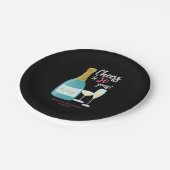 Proost op 30 jaar bruisend 30ste verjaardagsfeestj papieren bordje (Gekanteld)