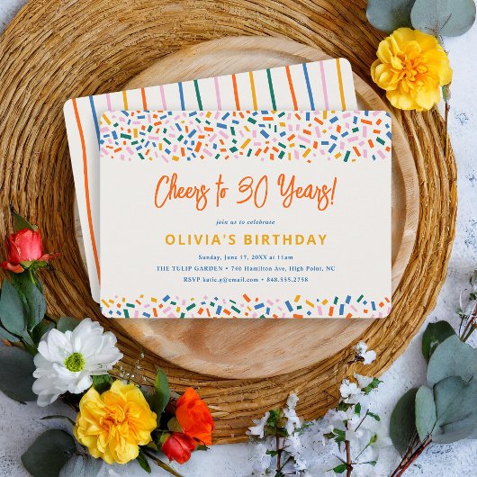 Proost op 30 jaar feestelijk leuk verjaardagsfeest kaart