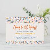 Proost op 30 jaar feestelijk vertier verjaardagsfe kaart (Staand voorkant)