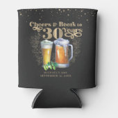 Proost op 30 jaar | Gepersonaliseerde Vintage Blikjeskoeler (Voorkant)