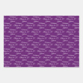 Proost op 30 jaar Roze Magenta 30ste verjaardag Inpakpapier Vel (Voorkant 3)