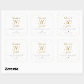 Proost op 30 Jaar Stickers Cadeau Labels - GAC360 (Vel)