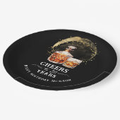 Proost op 30 jaar whisky papieren bordje (Gekanteld)