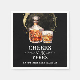 Proost op 30 jaar whisky servet