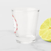 Proost op 30 Palm Beach Tropische Streep Shot Glas (Rechts)