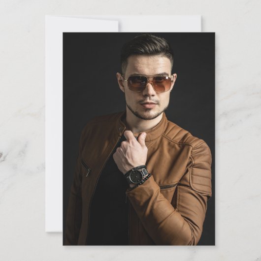 Proost op 38 jaar gouden zwarte volwassen verjaard kaart (Achterkant)