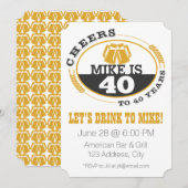 Proost op 40 Jaar Kaart (Voorkant / Achterkant)