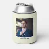 Proost op 40e verjaardag Elegant Funny Beige Blikjeskoeler (Blikje Achterkant)