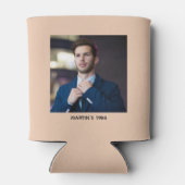 Proost op 40e verjaardag Elegant Funny Desert Sand Blikjeskoeler (Achterkant)