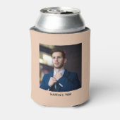 Proost op 40e verjaardag Elegant Funny Desert Sand Blikjeskoeler (Blikje Achterkant)