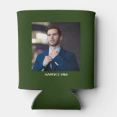 Proost op 40e verjaardag Elegant Funny Forest Gree Blikjeskoeler (Achterkant)