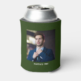 Proost op 40e verjaardag Elegant Funny Forest Gree Blikjeskoeler