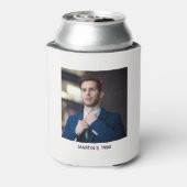 Proost op 40e verjaardag Elegant Funny off White Blikjeskoeler (Blikje Achterkant)