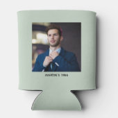 Proost op 40e verjaardag Elegant Funny Sage Green Blikjeskoeler (Achterkant)