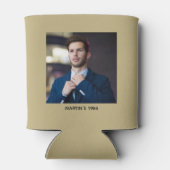 Proost op 40e verjaardag Elegant Funny Sand Ecru Blikjeskoeler (Achterkant)