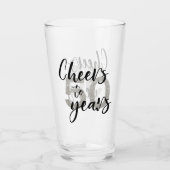 Proost op 50 jaar 50ste verjaardagsfeest glas (Voorkant)