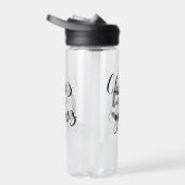 Proost op 50 Jaar Glitter 50e Verjaardag   Waterfles (Rechts)