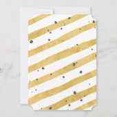 Proost op 50 Jaar Goudfolie Ballon 50ste Verjaarda Kaart (Achterkant)