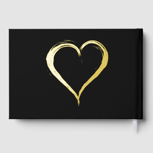 Proost op 50 jaar goudfolie en zwart gastenboek (Achterkant)