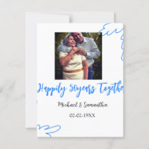 proost op 50 jaar jubileum blauwe blad foto naam