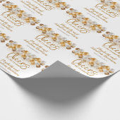 Proost op 50 jaar Jubileum Cadeaupapier (Hoek)