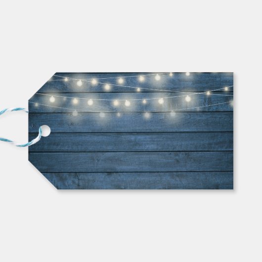 Proost op 50 Jaar Jubileum Landelijke Groenelement Cadeaulabel (Achterkant Horizontaal)