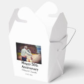 Proost op 50 jaar Jubileum Naam toevoegen Fotodatu Bedankdoosjes (Open)