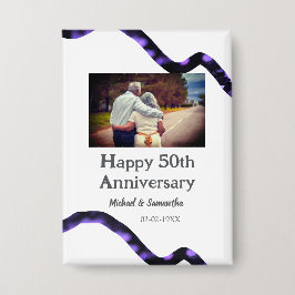 Proost op 50 jaar Jubileum Naam toevoegen Fotodatu Button