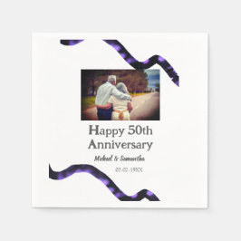 Proost op 50 jaar Jubileum Naam toevoegen Fotodatu Servet