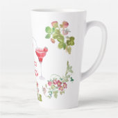 Proost op 50 jaar mijlpaal verjaardag latte mok (Rechts)