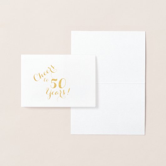 Proost op 50 Jaar Mini Kaart (Display)