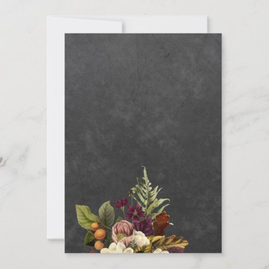 Proost op 50 jaar rustieke herfst 50ste verjaardag kaart (Achterkant)