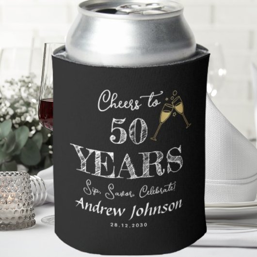 Proost op 50 jaar sip savour vieren! Birthday Blikjeskoeler