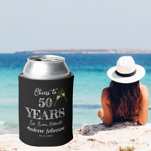 Proost op 50 jaar sip savour vieren! Birthday Blikjeskoeler