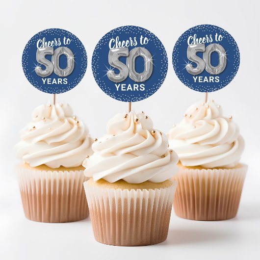 Proost op 50 Jaar Volwassen Verjaardag Ronde Sticker
