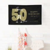Proost op 50 Jaar Zwarte Goud Spandoek (Insitu)