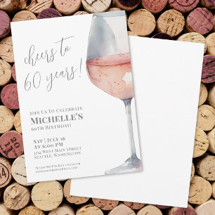 Proost op 60 Jaar 60e Verjaardagsfeest Kaart