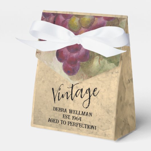 Proost op 60 jaar  gunstbox bedankdoosjes (Voorkant Zijde)