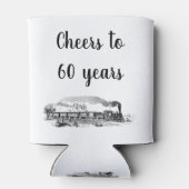 Proost op 60 jaar  stoomtrein blikjeskoeler (Achterkant)