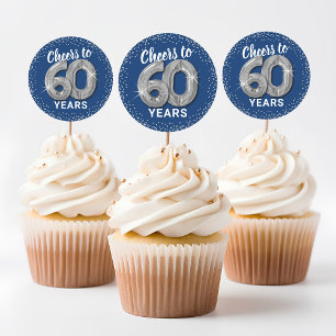 Proost op 60 Jaar Verjaardag Volwassene Ronde Sticker