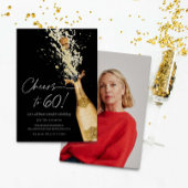 Proost op 60 verjaardagsfoto's kaart