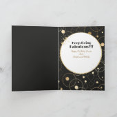 Proost op 70 Bold Glam Vrouw Cartoon 70e Verjaarda Kaart (Binnen)