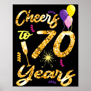 Proost op 70 jaar 1951 70e verjaardagscadeau  poster
