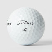 Proost op 70 jaar gepersonaliseerde Initialen Golfballen (Logo)