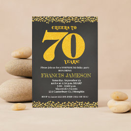 Proost op 70 jaar zeventigste 70ste verjaardag kaart