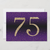 Proost op 75 jaar, Paarse Kaart (Achterkant)