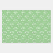 Proost op 75 jaar Spring Green 75th Birthday Inpakpapier Vel (Voorkant)