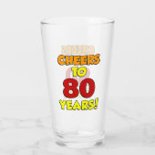 Proost op 80 jaar glas (Achterkant)